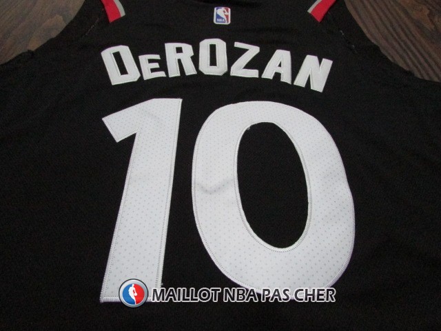 Maillot Authentique Toronto Raptors Derozan 2017-18 10 Noir
